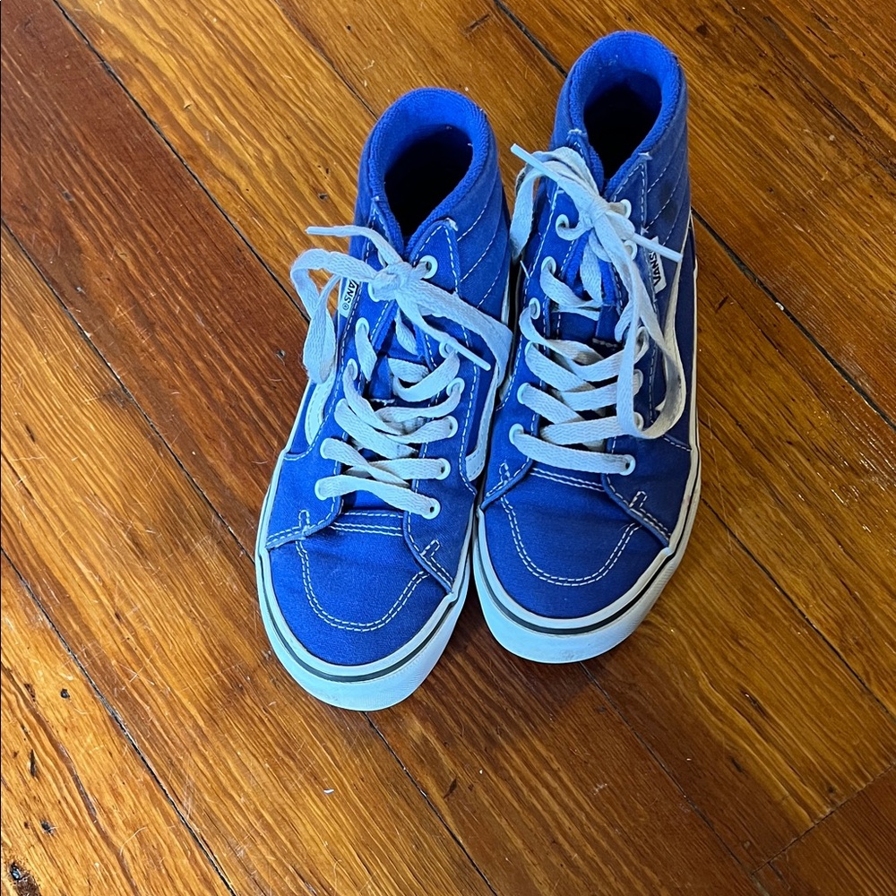 Vans Blue Kids High-Top Sneakers